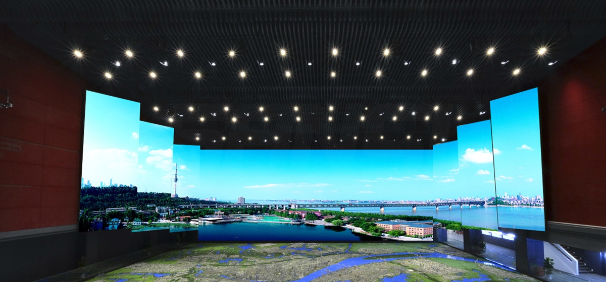 武漢規劃館室內LED全彩屏