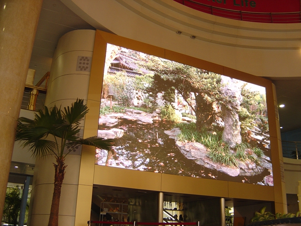 上海規劃館室內全彩LED顯示屏
