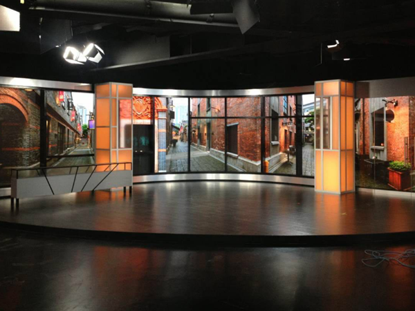 上海電視臺室內(nèi)全彩顯示屏