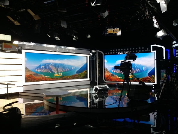 湖北廣電室內全彩LED顯示屏