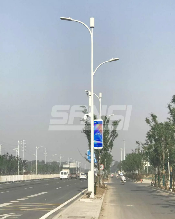 5G+,智能燈桿,覆蓋城市主干道,構建智慧城市,感知網絡