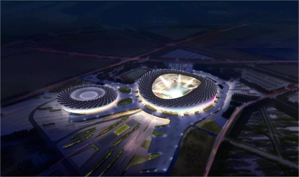 青島市民健身中心場(chǎng)館：圖片來(lái)源網(wǎng)絡(luò)