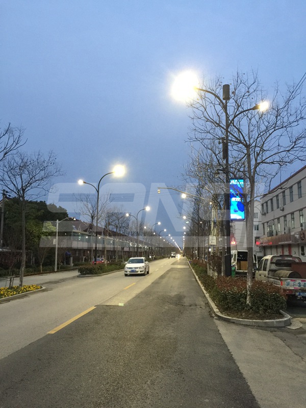 浙江大云繆家新農村智慧路燈