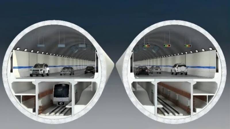 工程線路全長(zhǎng)4760米，隧道長(zhǎng)3890米。設(shè)計(jì)為雙管雙層公軌共建，上層為雙向六車道公路，下層為軌道交通，屆時(shí)開車最快5分鐘可穿越黃河，乘坐地鐵2.5分鐘可穿越黃河。/圖片來源網(wǎng)絡(luò)