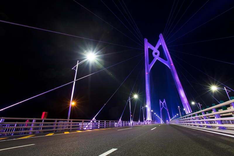 三思照明竣工項(xiàng)目--港珠澳大橋現(xiàn)場(chǎng)拍攝圖