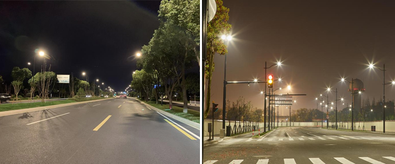 舟山海天大道道路照明、聯(lián)虹路道路照明