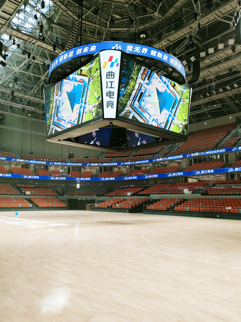 西安曲江競(jìng)技中心,三思,LED顯示,助力男排,奧運(yùn),資格賽