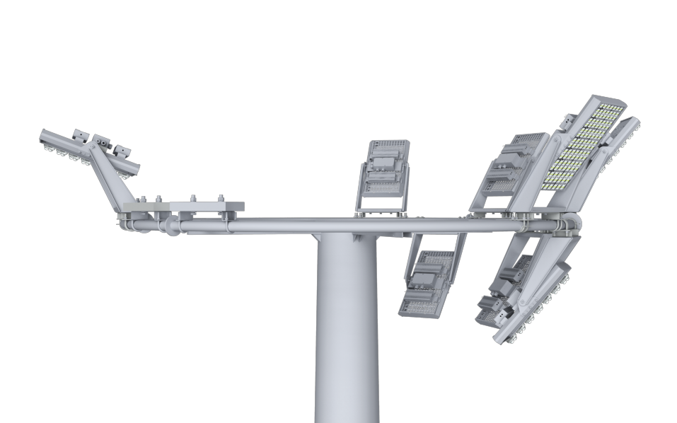 精準配光,重塑機坪照度標準,三思LED高桿燈,如何實現“類白晝”可見度
